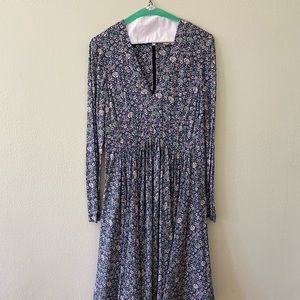 Never been worn Rebecca Taylor Midi Floral Dress 0